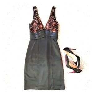 Sue Wong Nocturne Beaded Cocktail Dress